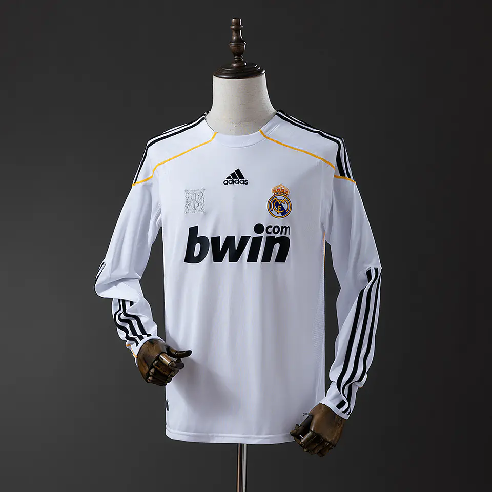 2009-10 Real Madrid Home Long Sleeve Jersey 1
