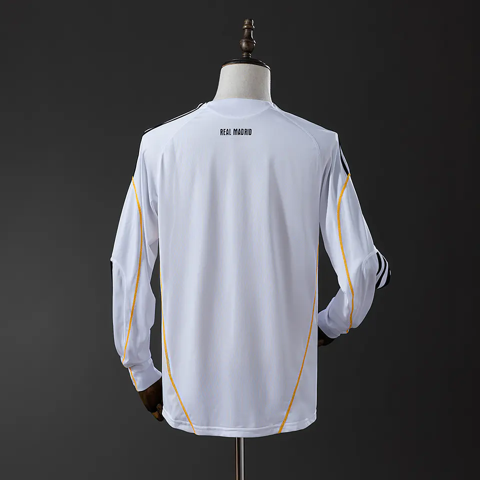 2009-10 Real Madrid Home Long Sleeve Jersey 2