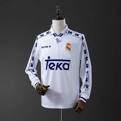 1994-96 Real Madrid Home Long Sleeve Jersey