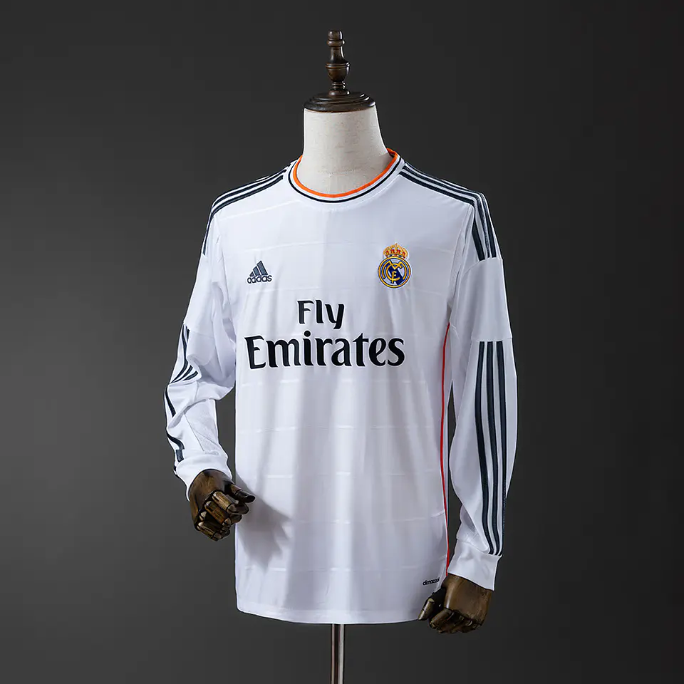 2013-14 Real Madrid Home Long Sleeve Jersey 1