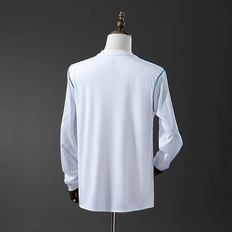 2017-18 Real Madrid Home Long Sleeve Jersey