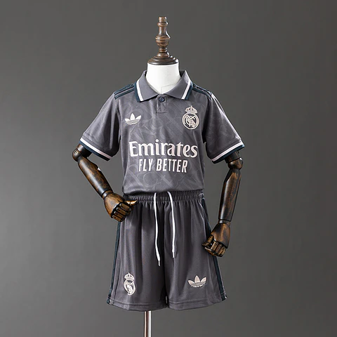 2024-25 Real Madrid Third Kids Kit