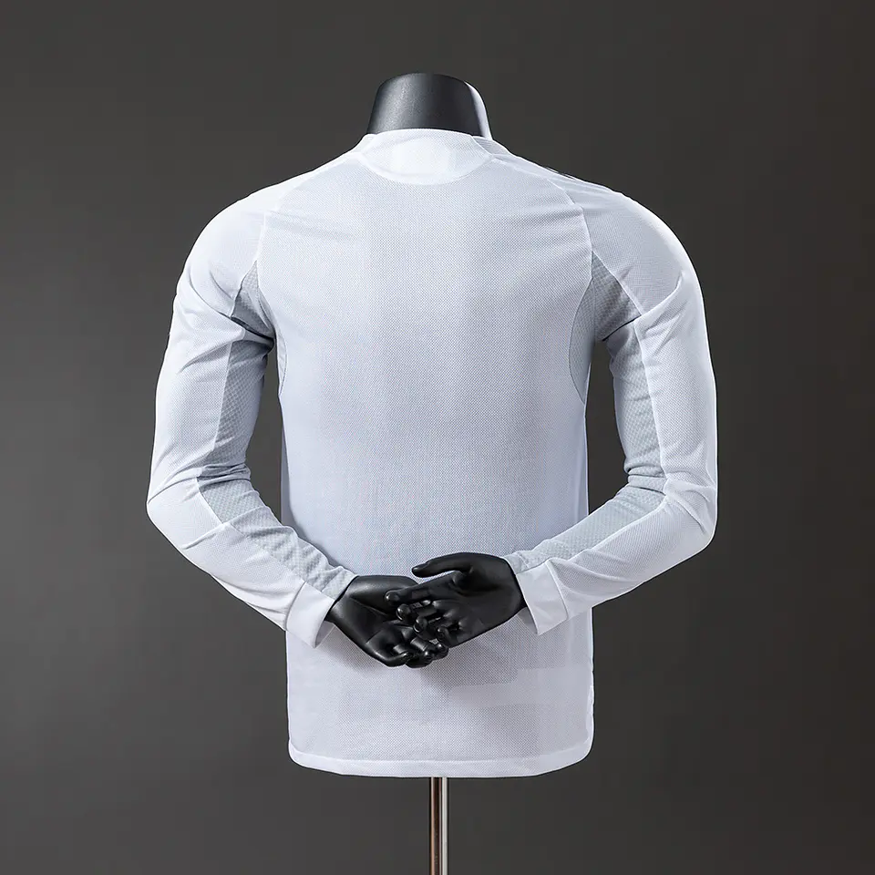 2025-26 Real Madrid Home Long Sleeve Player Edition Jersey 2