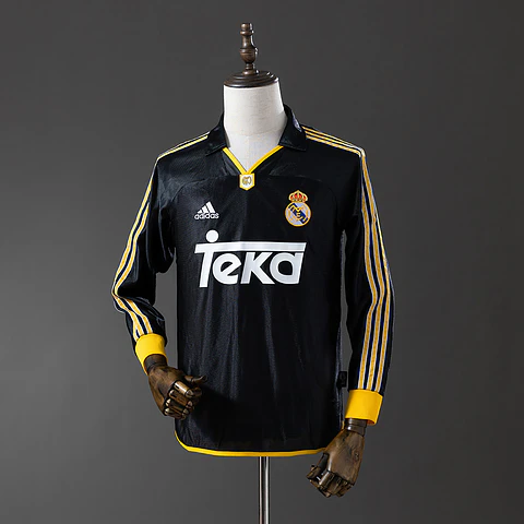 1999-01 Real Madrid Away Long Sleeve Jersey