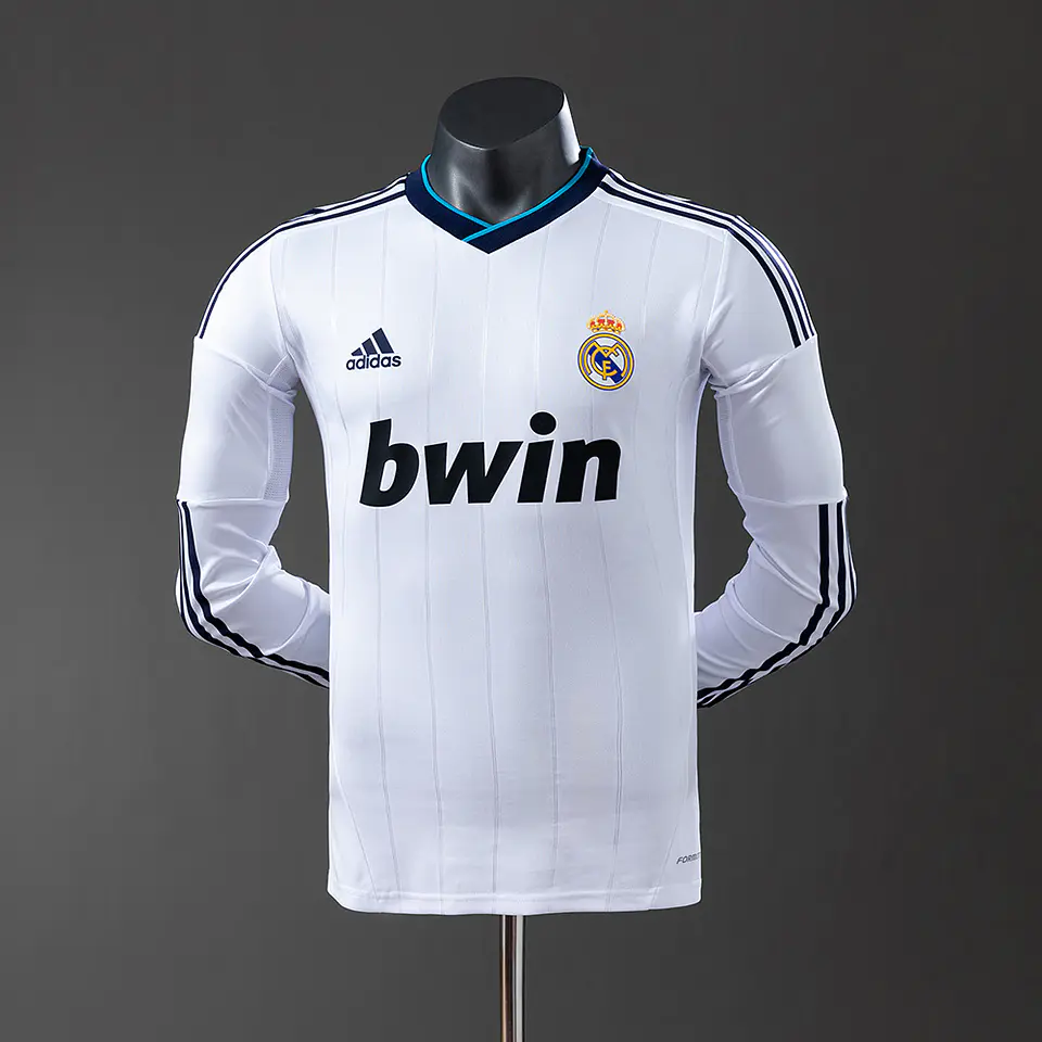 2012-13 Real Madrid Home Long Sleeve Player Edition Jersey 1