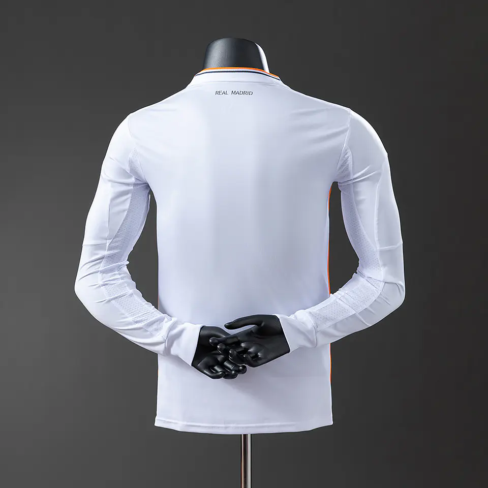 2013-14 Real Madrid Home Long Sleeve Player Edition Jersey 2