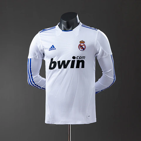 2010-11 Real Madrid Home Long Sleeve Player Edition Jersey