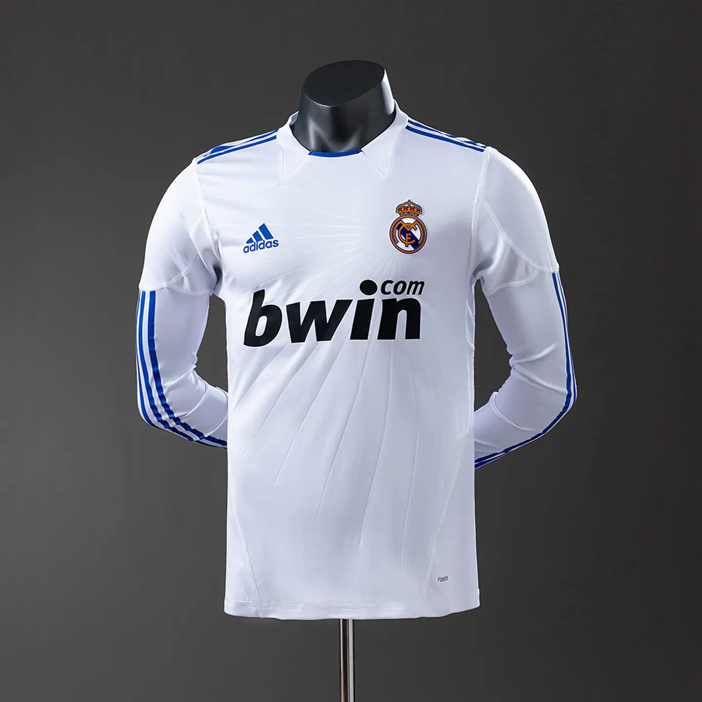 2010-11 Real Madrid Home Long Sleeve Player Edition Jersey 1