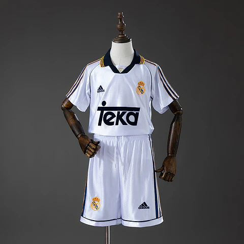 1998-00 Real Madrid Home Kids Kit