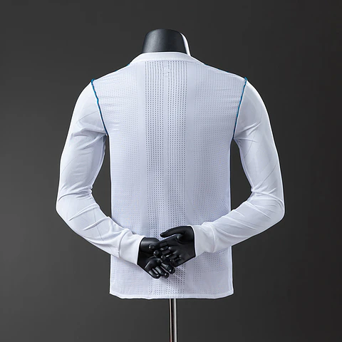 2017-18 Real Madrid Home Long Sleeve Player Edition Jersey