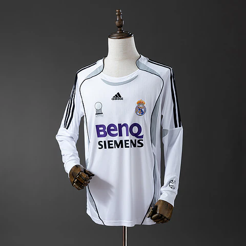 2006-07 Real Madrid Home Long Sleeve Jersey