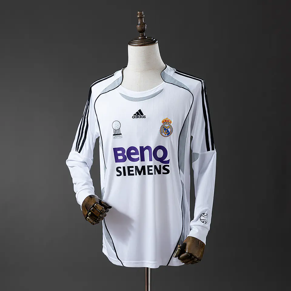 2006-07 Real Madrid Home Long Sleeve Jersey 1