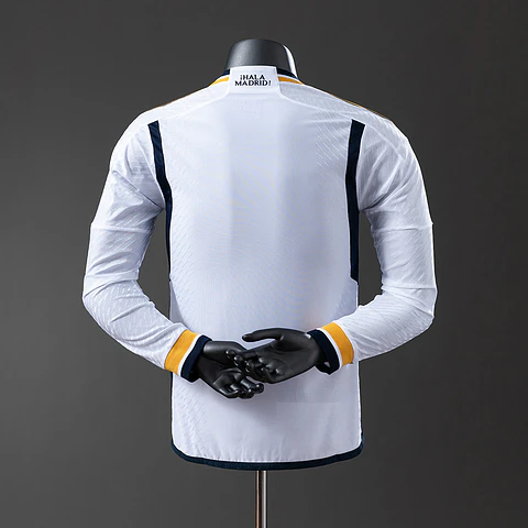 2023-24 Real Madrid Home Long Sleeve Player Edition Jersey
