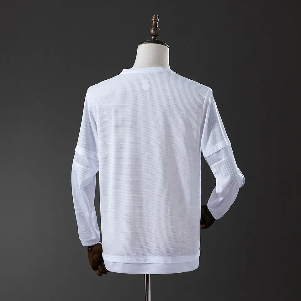 2015-16 Real Madrid Home Long Sleeve Jersey 2