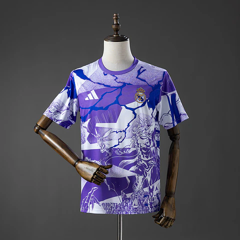 2025-26 Real Madrid Marvel Pre-Match Purple Jersey