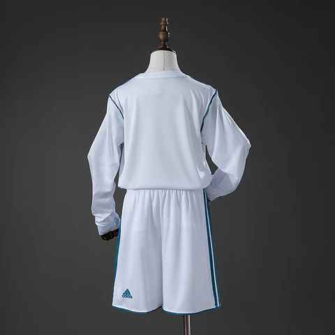 2017-18 Real Madrid Home Kids Kit