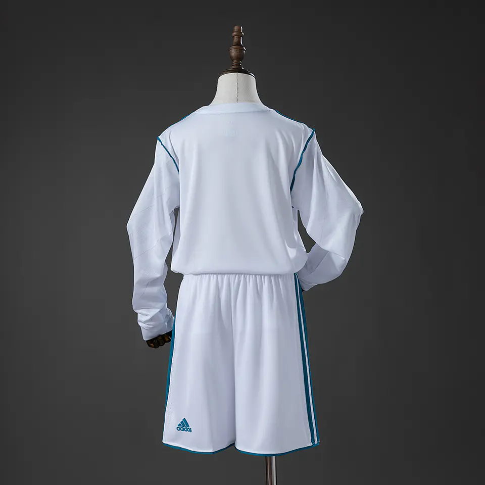 2017-18 Real Madrid Home Kids Kit 2