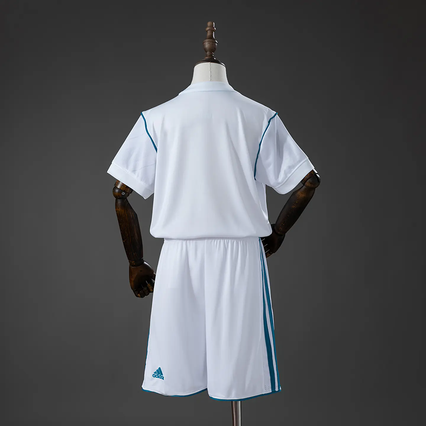 2017-18 Real Madrid Home Kids Kit 2