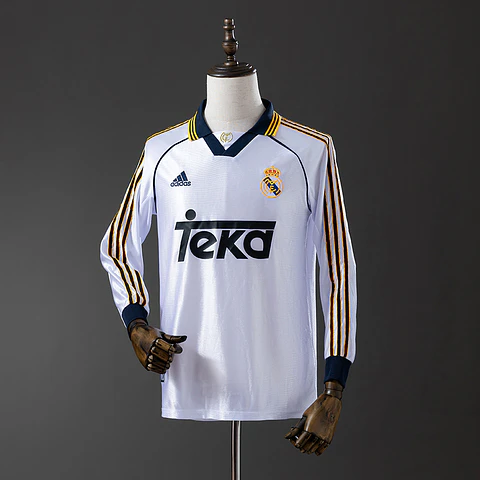 1998-00 Real Madrid Home Long Sleeve Jersey