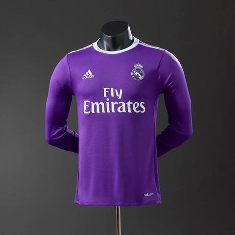 2016-17 Real Madrid Away Long Sleeve Player Edition Jersey