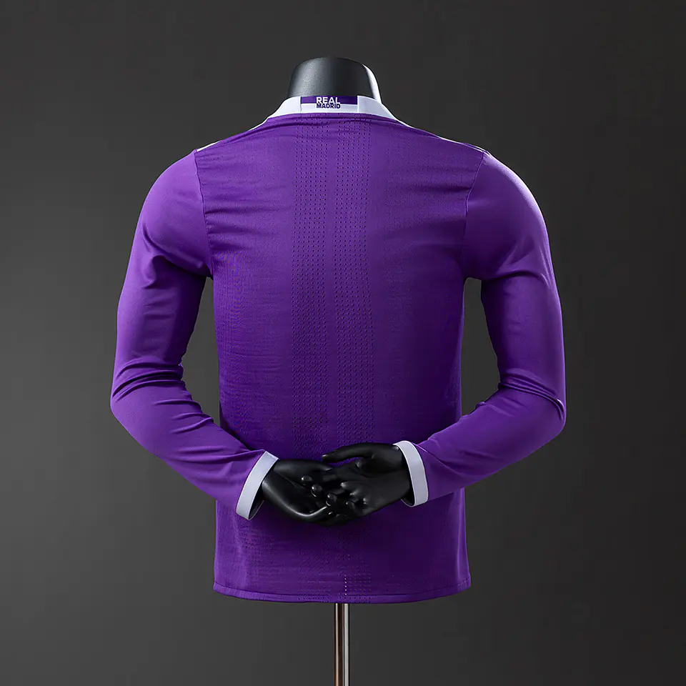2016-17 Real Madrid Away Long Sleeve Player Edition Jersey 2