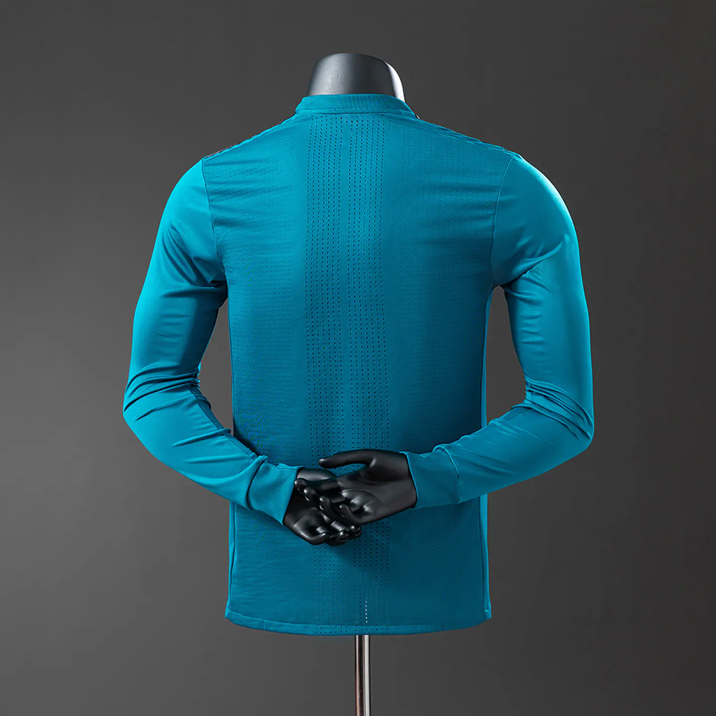 2017-18 Real Madrid Third Long Sleeve Player Edition Jersey 2