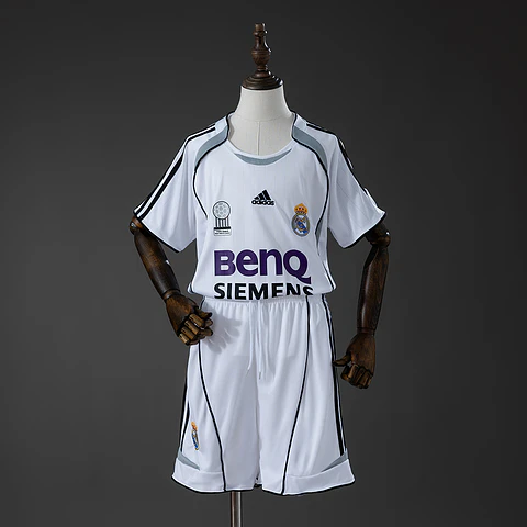2006-07 Real Madrid Home Kids Kit