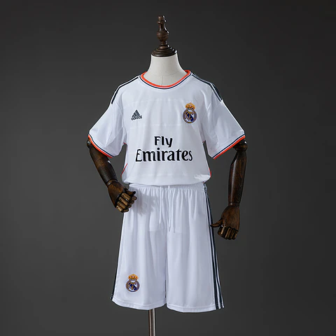 2013-14 Real Madrid Home Kids Kit
