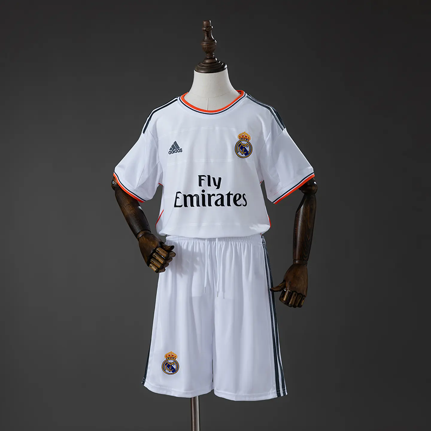 2013-14 Real Madrid Home Kids Kit 1