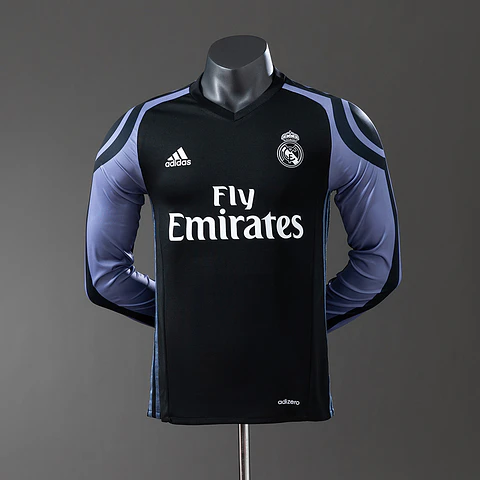 2016-17 Real Madrid Third Long Sleeve Player Edition Jersey