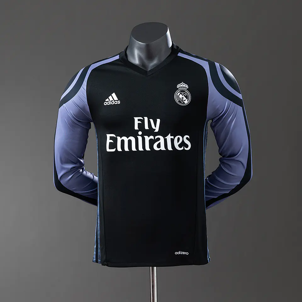 2016-17 Real Madrid Third Long Sleeve Player Edition Jersey 1