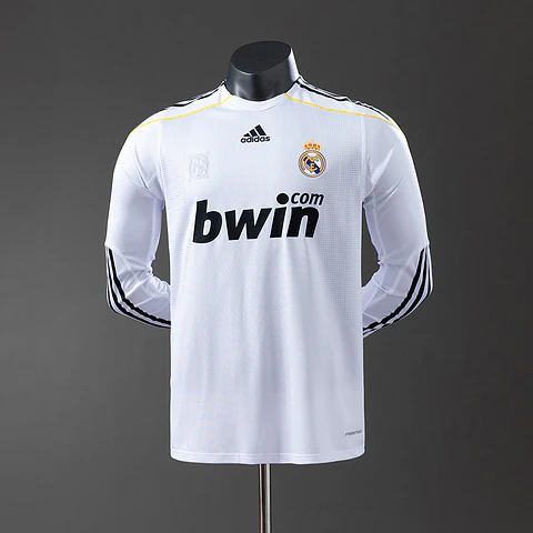 2009-10 Real Madrid Home Long Sleeve Player Edition Jersey