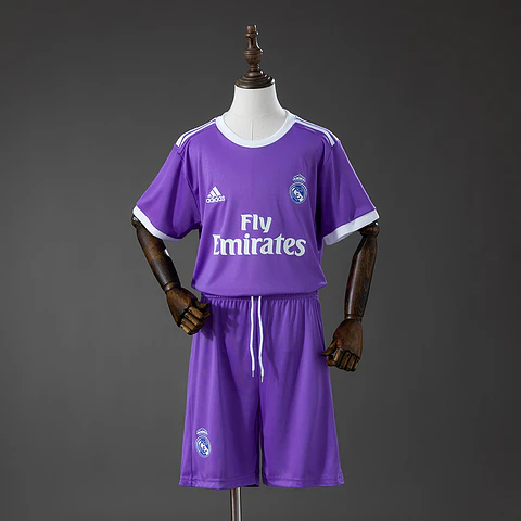 2016-17 Real Madrid Away Kids Kit
