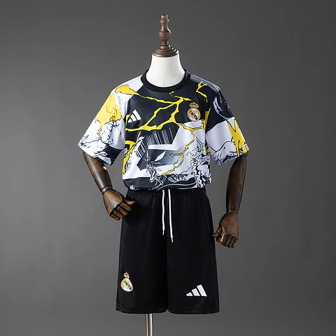 2025-26 Real Madrid Marvel Pre-Match Kids Kit