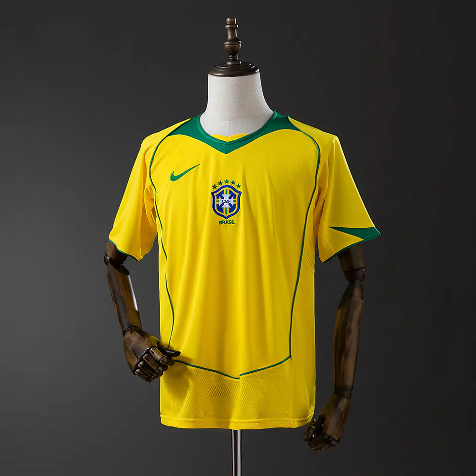 2004 Brazil Home Jersey 1