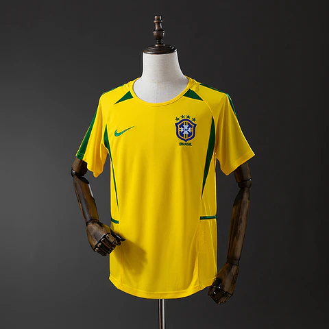 2002 Brazil Home Jersey