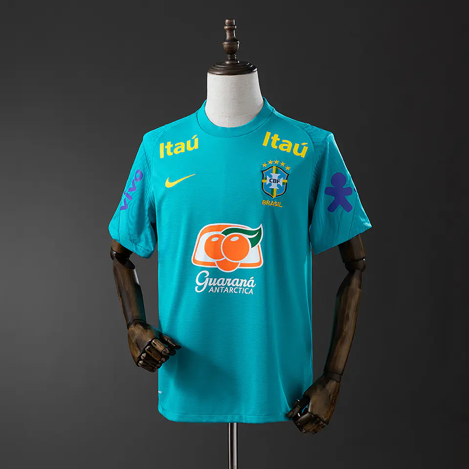 2020 Brazil Blue Training Jersey 1