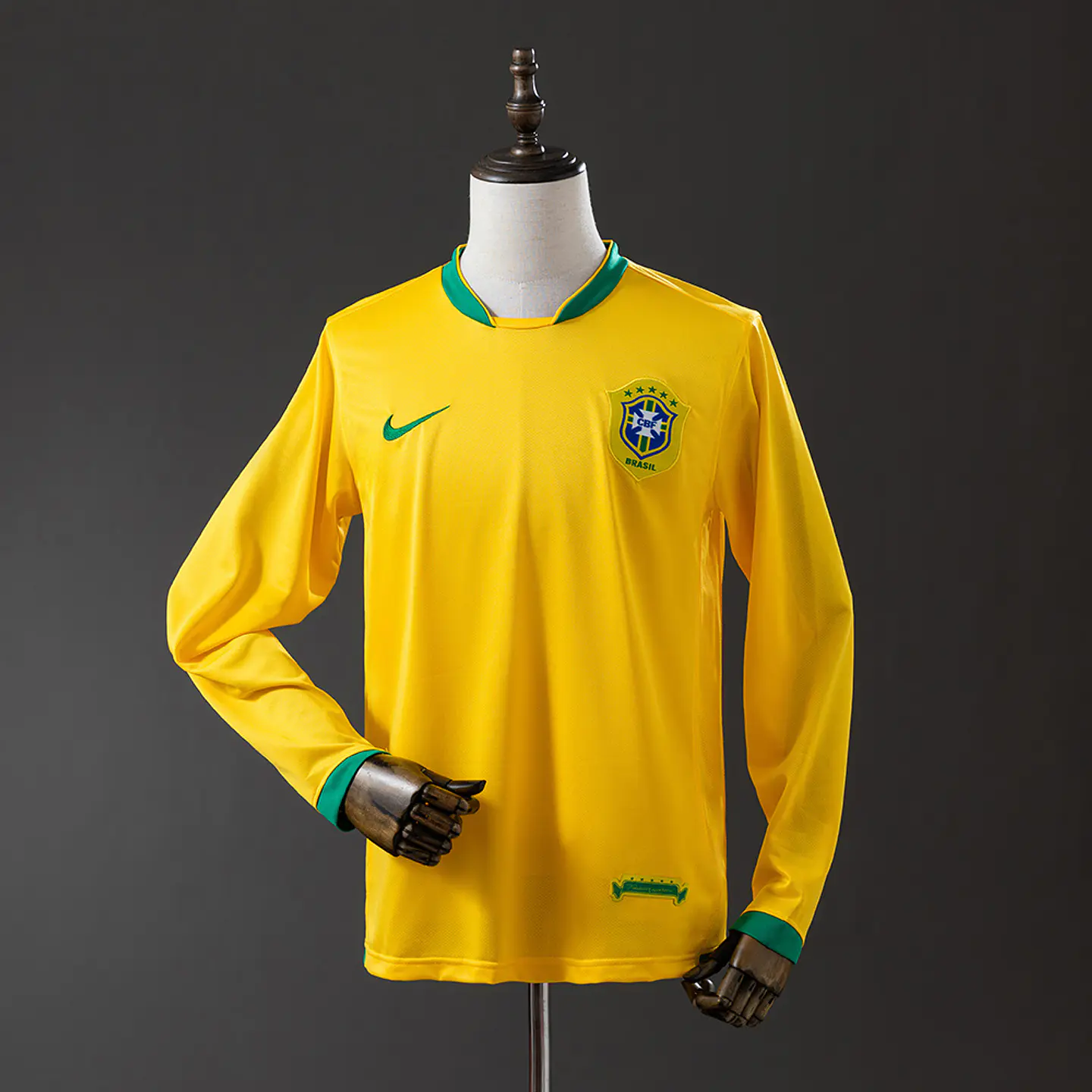 2006 Brazil Home Long Sleeve Jersey 1