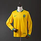 2006 Brazil Home Long Sleeve Jersey - thumbnail 1
