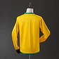 2006 Brazil Home Long Sleeve Jersey - thumbnail 2