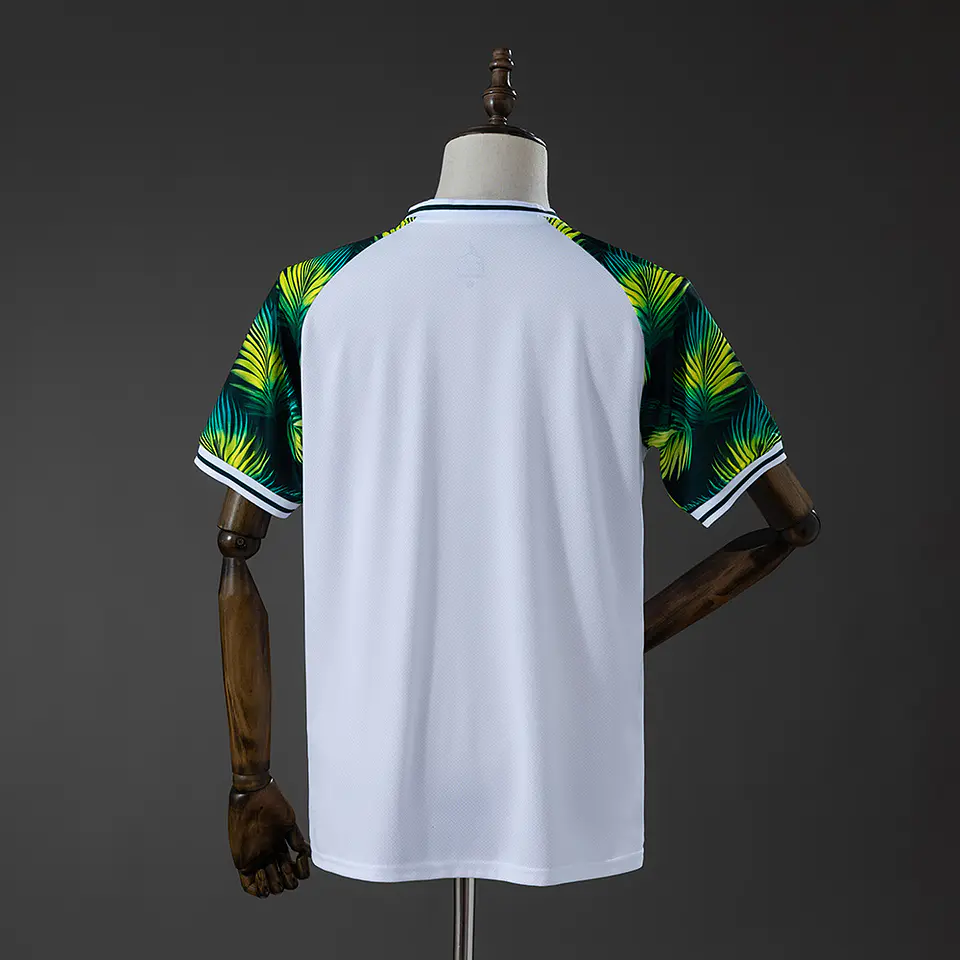 2026 Brazil White/Green Jungle Jersey 2