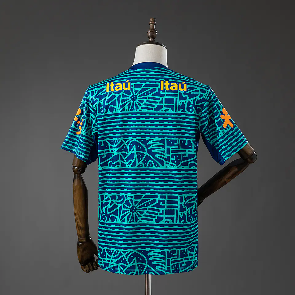 2024 Brazil Pre-Match Jersey 2