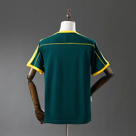 1998 Brazil Green Goalkeeper Jersey