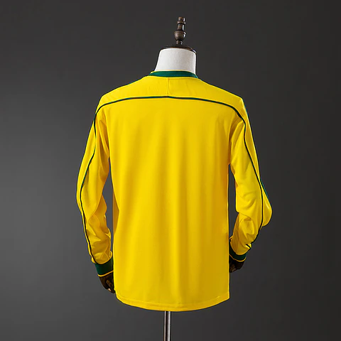 1998 Brazil Home Long Sleeve Jersey