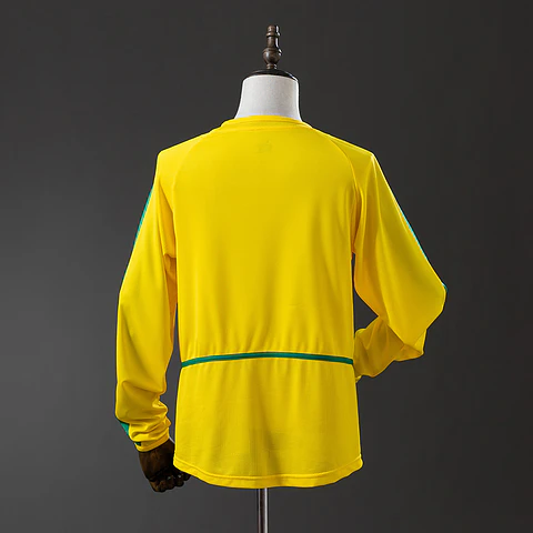 2002 Brazil Home Long Sleeve Jersey