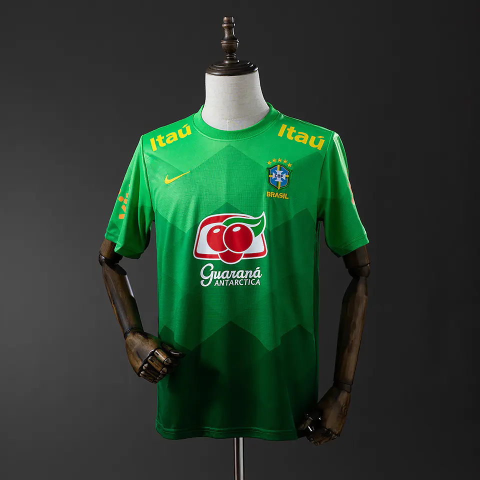 2020 Brazil Pre-Match Jersey 1