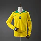 2004 Brazil Home Long Sleeve Jersey - thumbnail 1