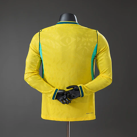 2026 Brazil Home Long Sleeve Player Edition Jersey