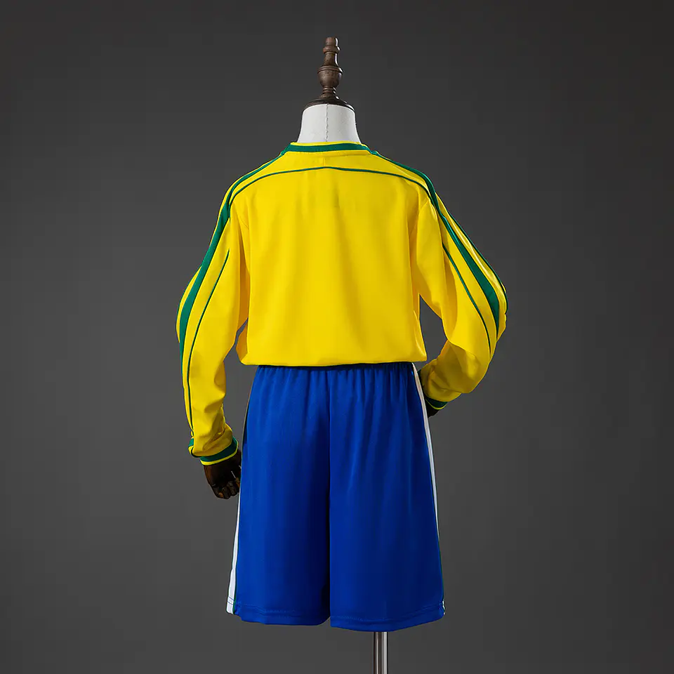 1998 Brazil Home Long Sleeve Kids Kit 2