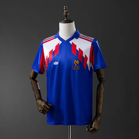 1990 France Home Jersey